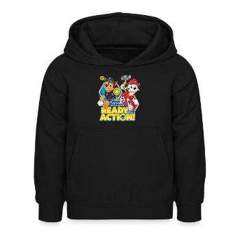 Paw Patrol Pawfect Teamwork Marshall Chase - Kids Hoodie - black - Front - AI Model Kid Female (0cm)