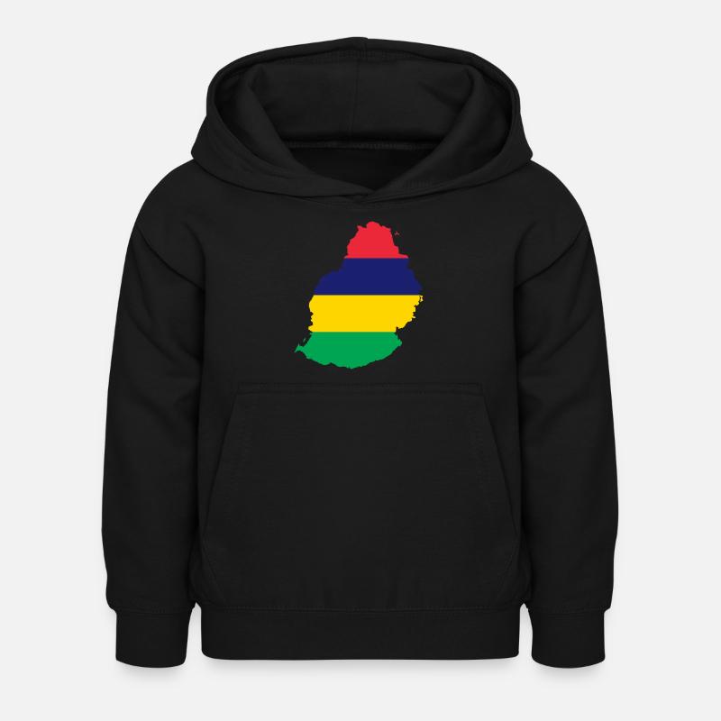 Mauritius - Kinder Hoodie - Schwarz