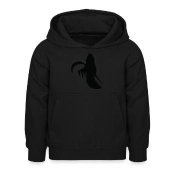 Vaudou Halloween - Sweat à capuche Enfant - noir - Devant - AI Model Kid Female (0cm)