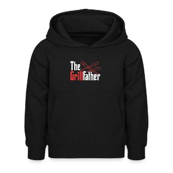 BBQ Grilling I Barbecue Chef I Grill Daddy I The - Kinder Hoodie - Schwarz - Vorne - AI Model Kid Female (0cm)