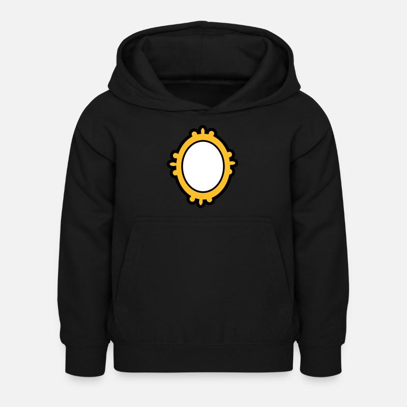 mirror - Kids Hoodie - black