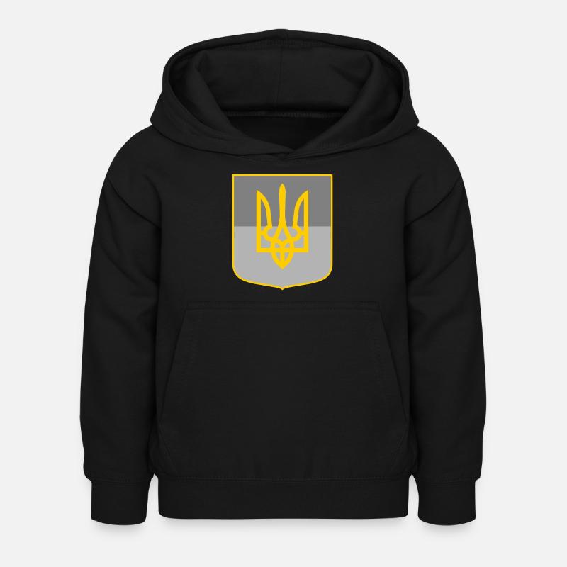 Ukraine - Sweat à capuche Enfant - noir