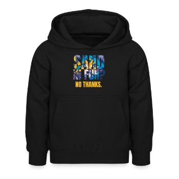 Colourful Splash Art Cat Design - Kids Hoodie - black - Front - AI Model Kid Female (0cm)