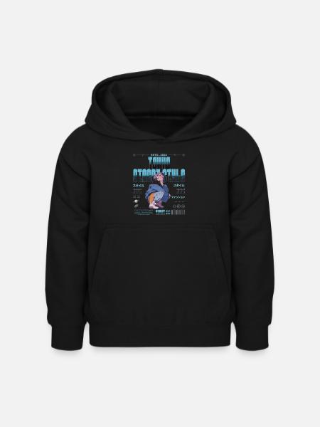 Tokyo Streetwear - Kinder Hoodie - Schwarz