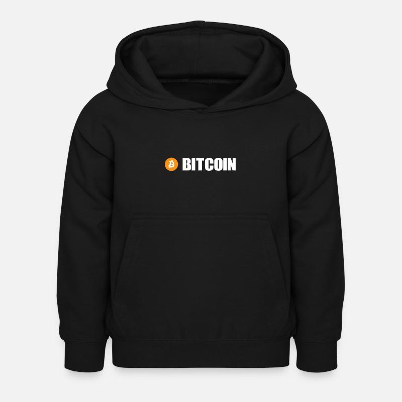 Bitcoin - Kinder Hoodie - Schwarz