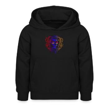 Arménie - Sweat à capuche Enfant - noir - Devant - AI Model Kid Female (0cm)