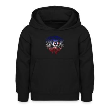 France - Sweat à capuche Enfant - noir - Devant - AI Model Kid Female (0cm)