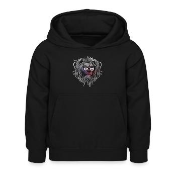 Mayotte - Kids Hoodie - black - Front - AI Model Kid Female (0cm)
