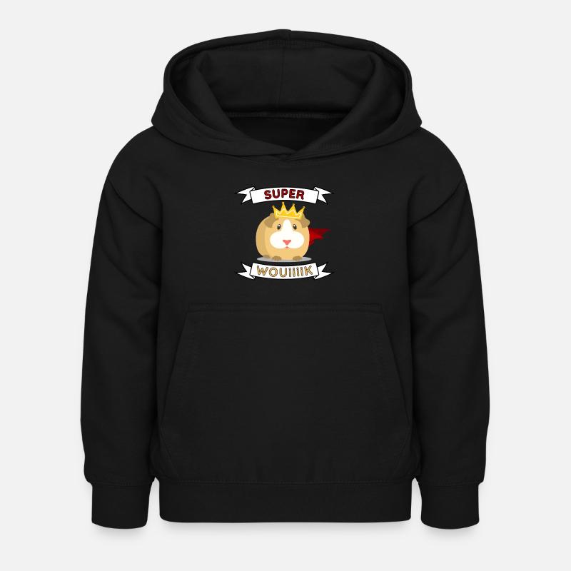 Super Wouiiiik - Sweat à capuche Enfant - noir