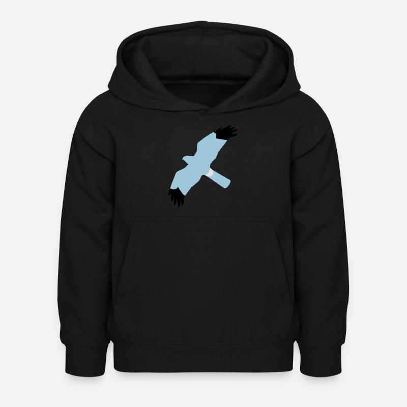 BAWC HHD Splat Design v3F - Kids Hoodie - black