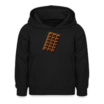 chocolate - Kinder Hoodie - Schwarz - Vorne - AI Model Kid Female (0cm)