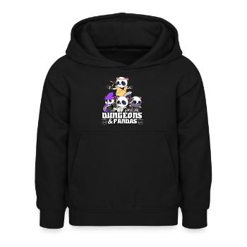 Adventure RPG Dice Fantasy Gift - Kids Hoodie - black - Front - AI Model Kid Female (0cm)