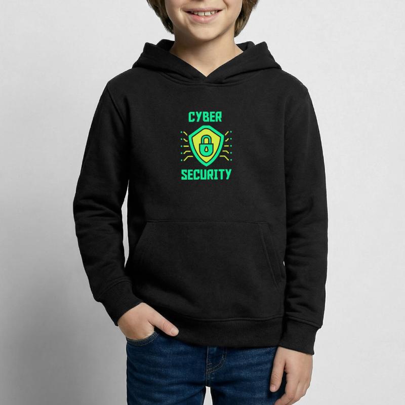 Cybersecurity IT Security Hacker Hack Hacking Kids Hoodie