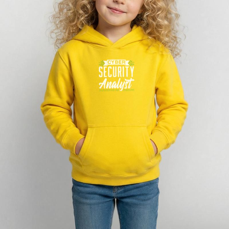 Analyste de cybersécurité Hacker IT Security Hack Sweat à capuche Enfant