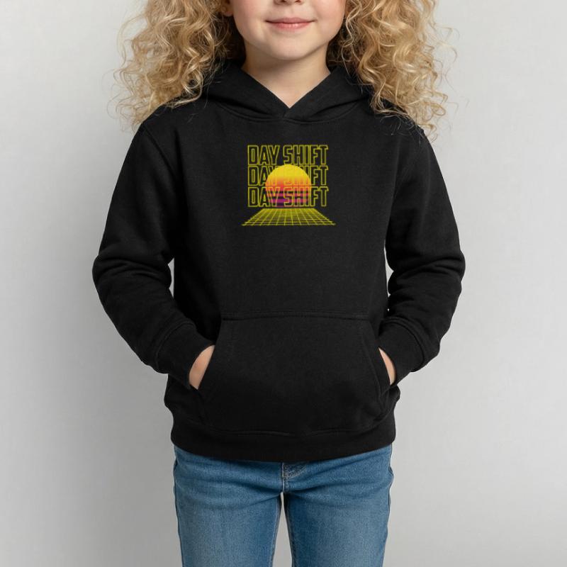 Day shift Shift work Shiftwork Kids Hoodie