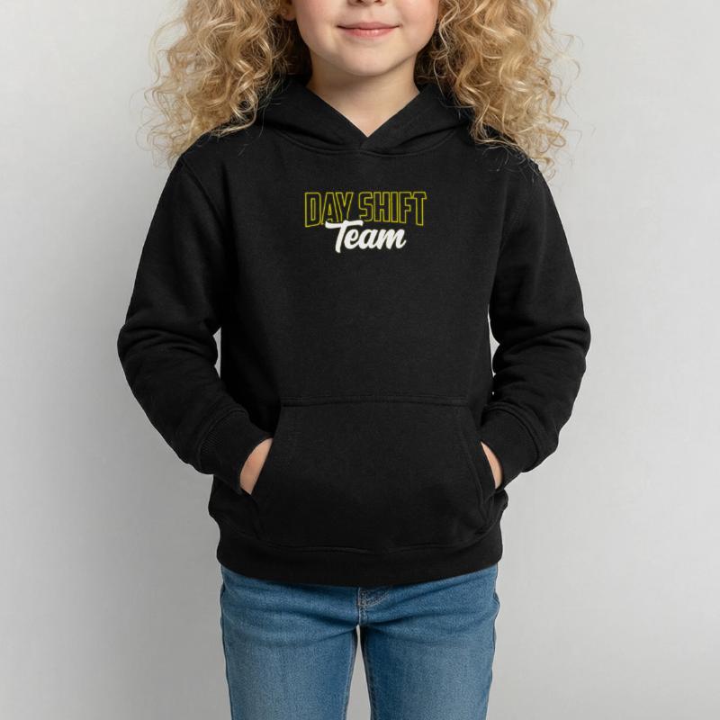 Day Shift Team Shift Work Shift Work Kids Hoodie