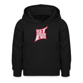 best cousin ever Zitat - Kinder Hoodie - Schwarz - Vorne - AI Model Kid Female (0cm)
