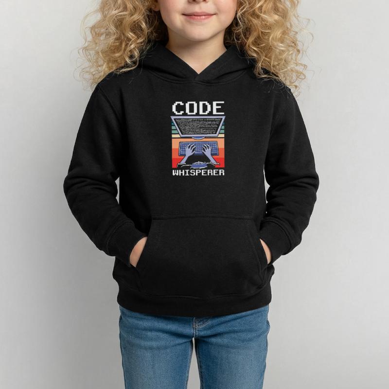Code Whisperer Programmer Coding Coder Kids Hoodie