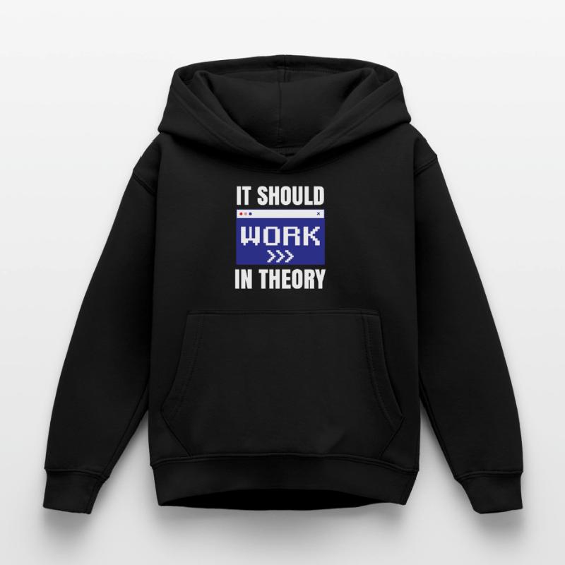 In theory, it should work coding code Kids Hoodie