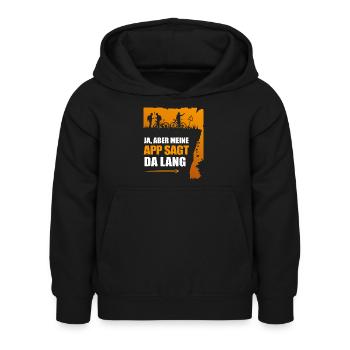 Lustiges Fahrradtour Radfahrer - Kinder Hoodie - Schwarz - Vorne - AI Model Kid Female (0cm)