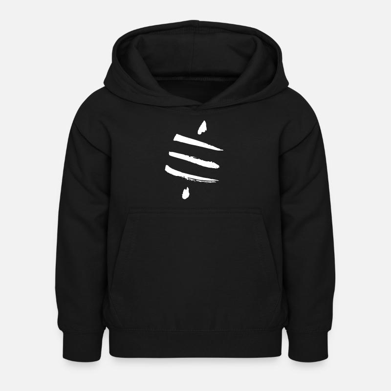 Rétro Bitcoin Crypto Symbole de Satoshi 21 - Sweat à capuche Enfant - noir