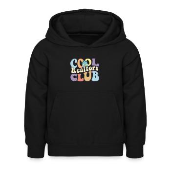Cool Realtors Club Real Estate Life Home Broker - Kinder Hoodie - Schwarz - Vorne - AI Model Kid Female (0cm)