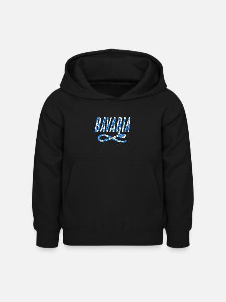 Bavaria - Kinder Hoodie - Schwarz