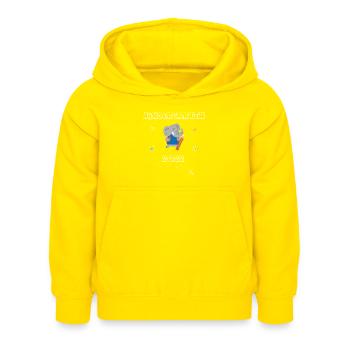 Kindergarten Start- Kita Kind Kinder Elefant Tiere - Kinder Hoodie - Gelb - Vorne - AI Model Kid Female (0cm)
