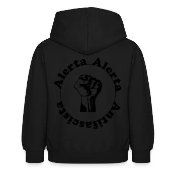 Alerta Alerta - Sweat à capuche Enfant - noir - Dos - AI Model Kid Female (0cm)