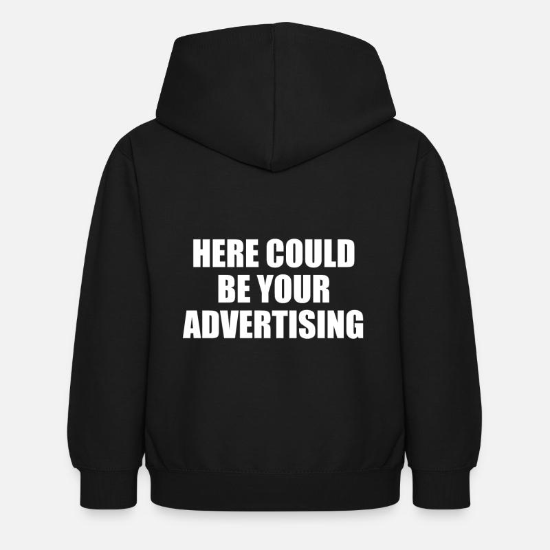 Here could be your ad create gift yoursel - Kids Hoodie - black