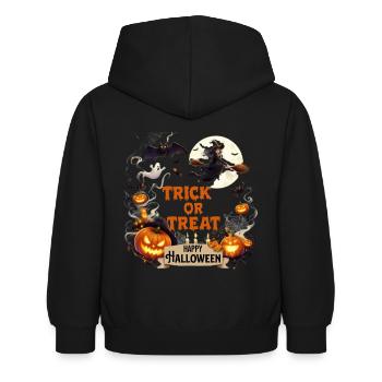 TRICK OR TREAT - Sweat à capuche Enfant - noir - Dos - AI Model Kid Female (0cm)