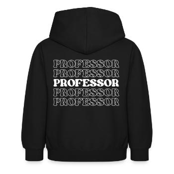 Professor Educator Teacher Instructor Lecturer - Kids Hoodie - black - Back - AI Model Kid Female (0cm)