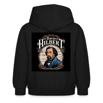 Patrimoine de l’humanité - David Hilbert - Sweat à capuche Enfant - noir - Dos - AI Model Kid Female (0cm)