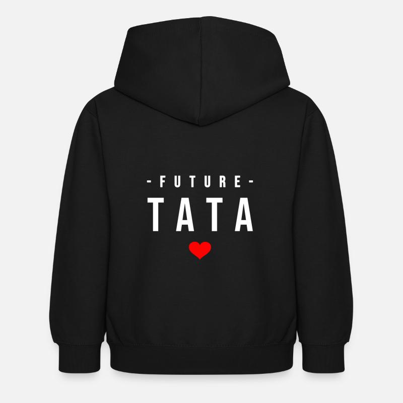 FUTURE TATA - Sweat à capuche Enfant - noir