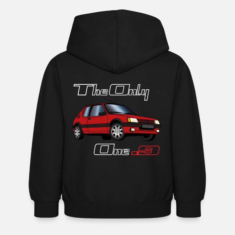205 1,9 1987 1988 1989 1990 Rouge Vallelunga - Sweat à capuche Enfant - noir
