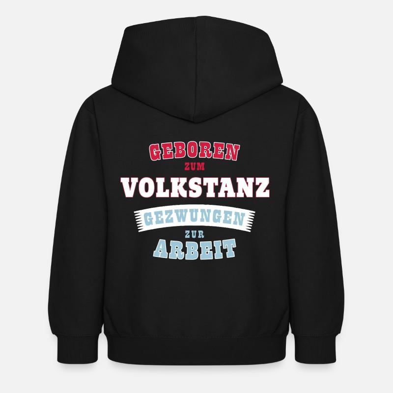 Sports de danse folklorique - Cadeau - Sweat à capuche Enfant - noir