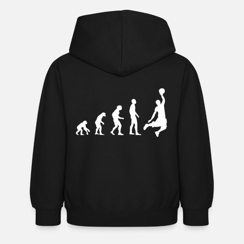Basketball Evolution | Basket-ball - Sweat à capuche Enfant - noir