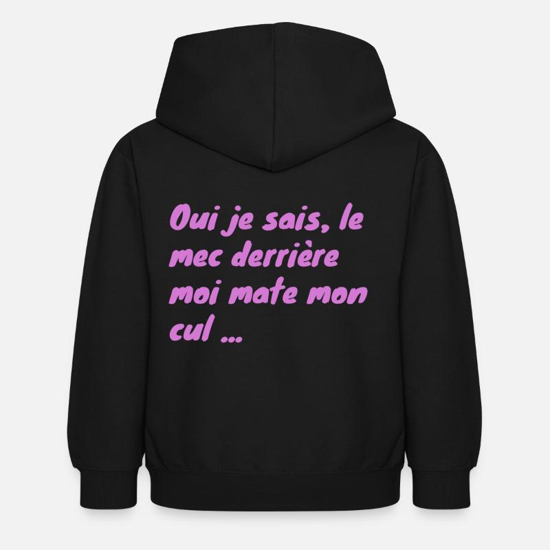 Blague - Sweat à capuche Enfant - noir