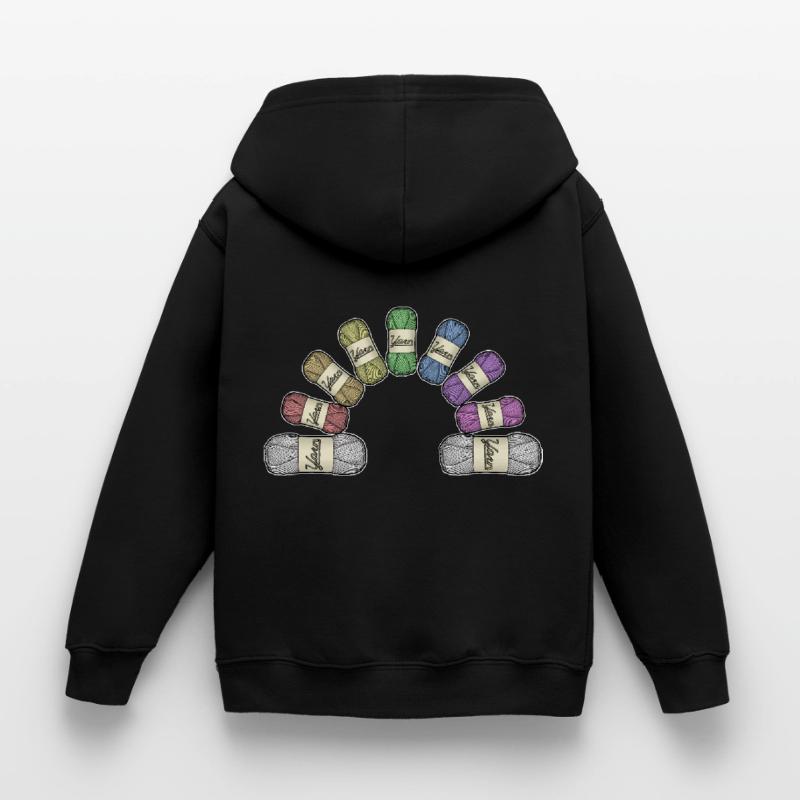 Regenbogen oder Garn Kinder Hoodie