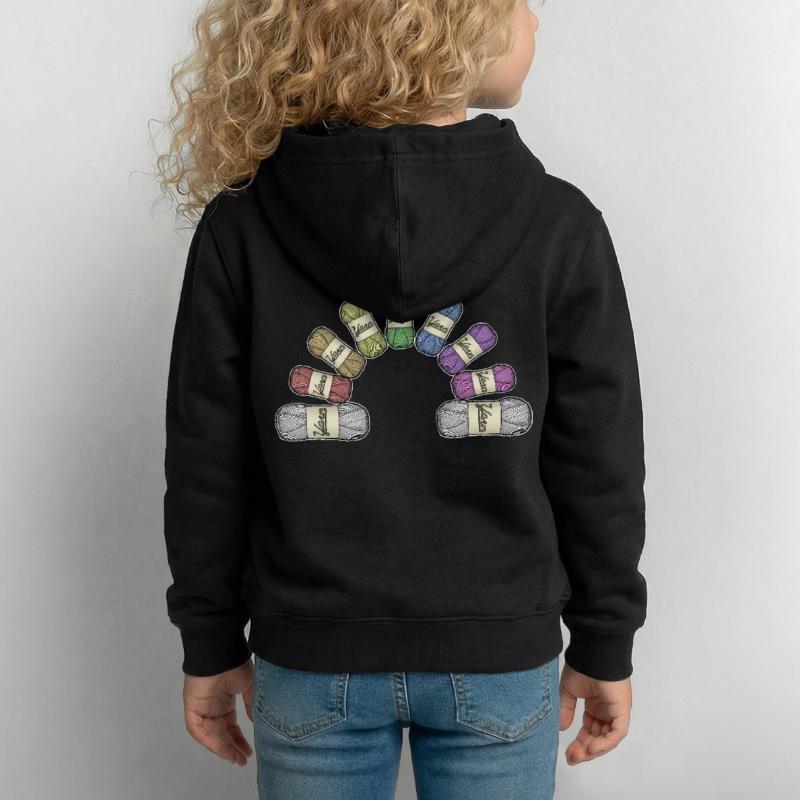 Regenbogen oder Garn Kinder Hoodie