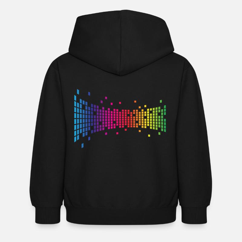 Abstract 90s - Kids Hoodie - black