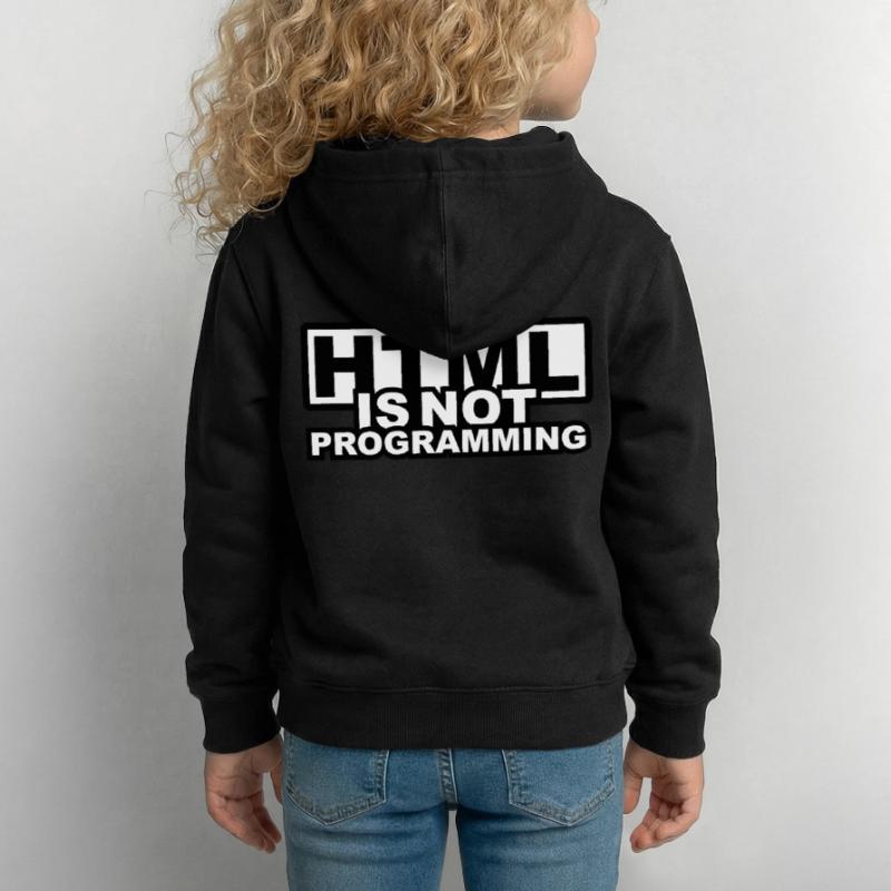 HTML is NOT Programming Kinder Hoodie