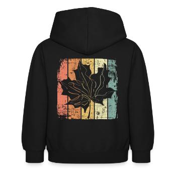 Autumn - Kids Hoodie - black - Back - AI Model Kid Female (0cm)