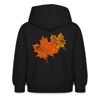 Autumn - Kids Hoodie - black - Back - AI Model Kid Female (0cm)