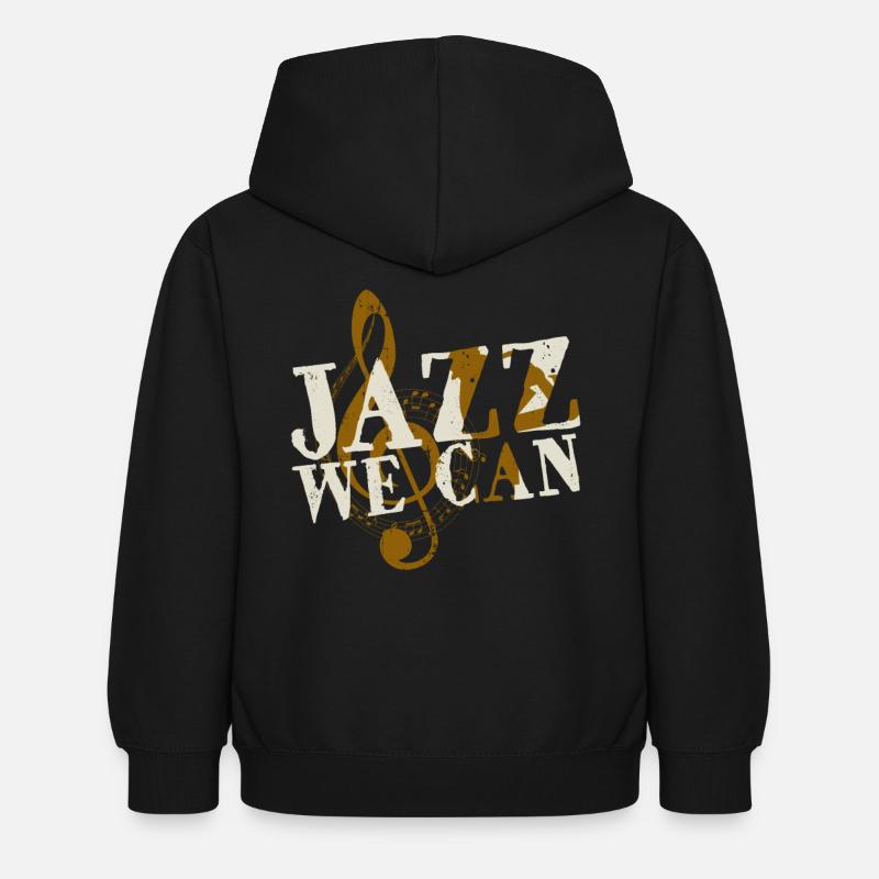 jazz - Sweat à capuche Enfant - noir