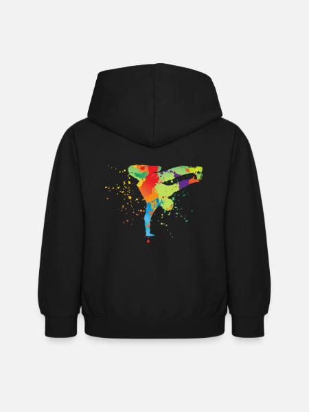 Breakdance - Kinder Hoodie - Schwarz