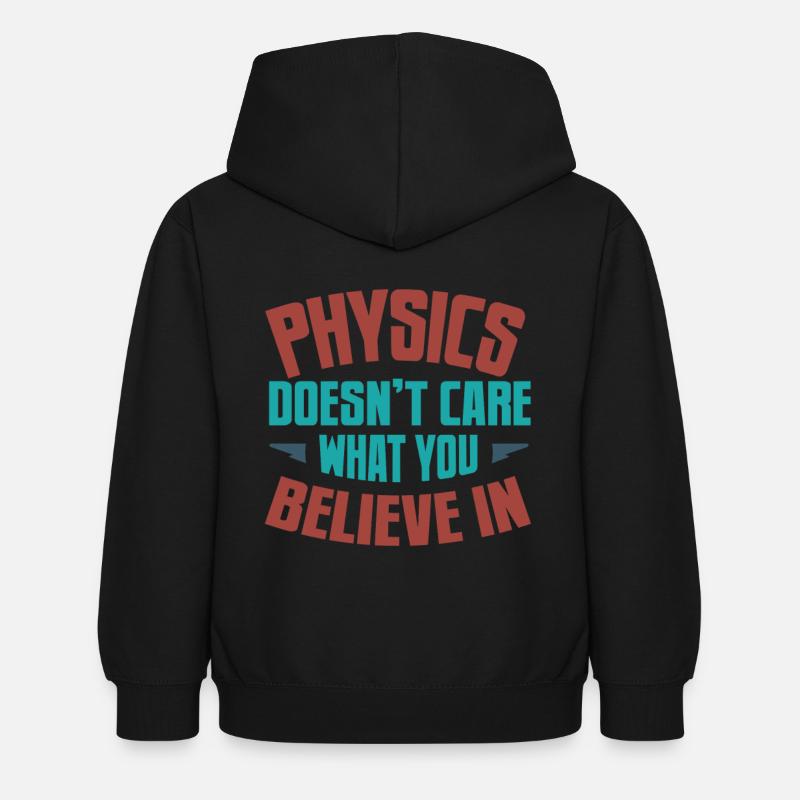 physics - Kids Hoodie - black