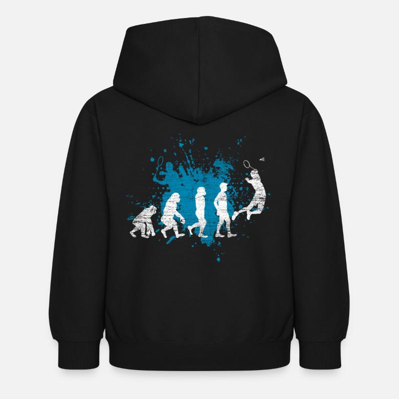 badminton - Sweat à capuche Enfant - noir