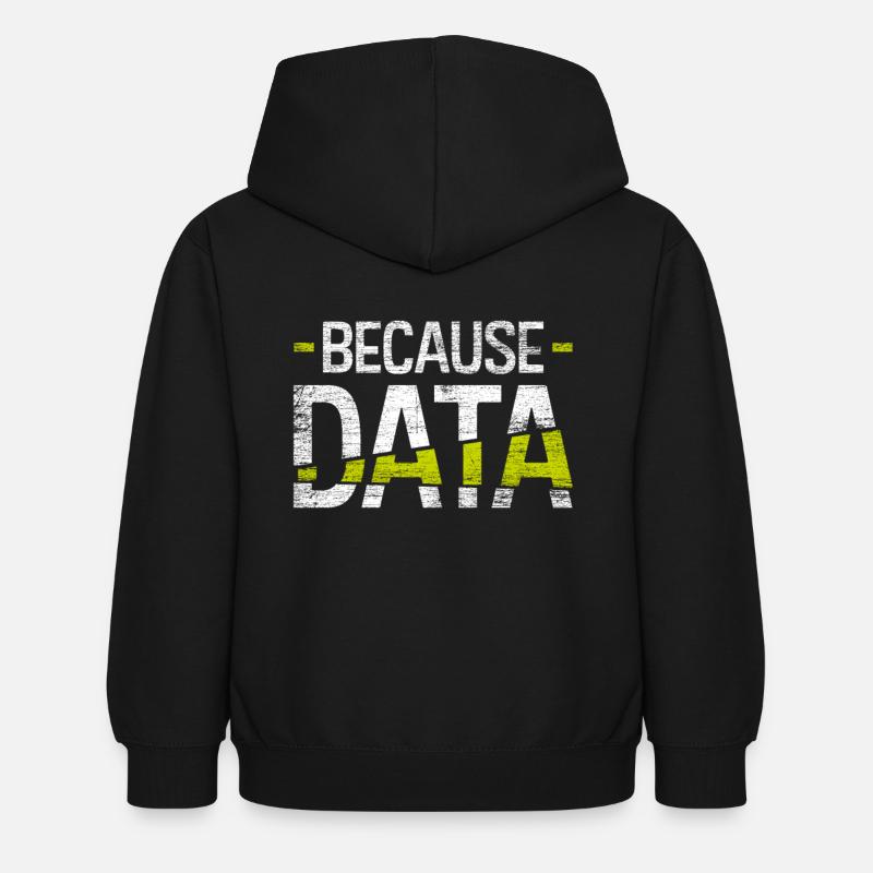 IT data - Kids Hoodie - black