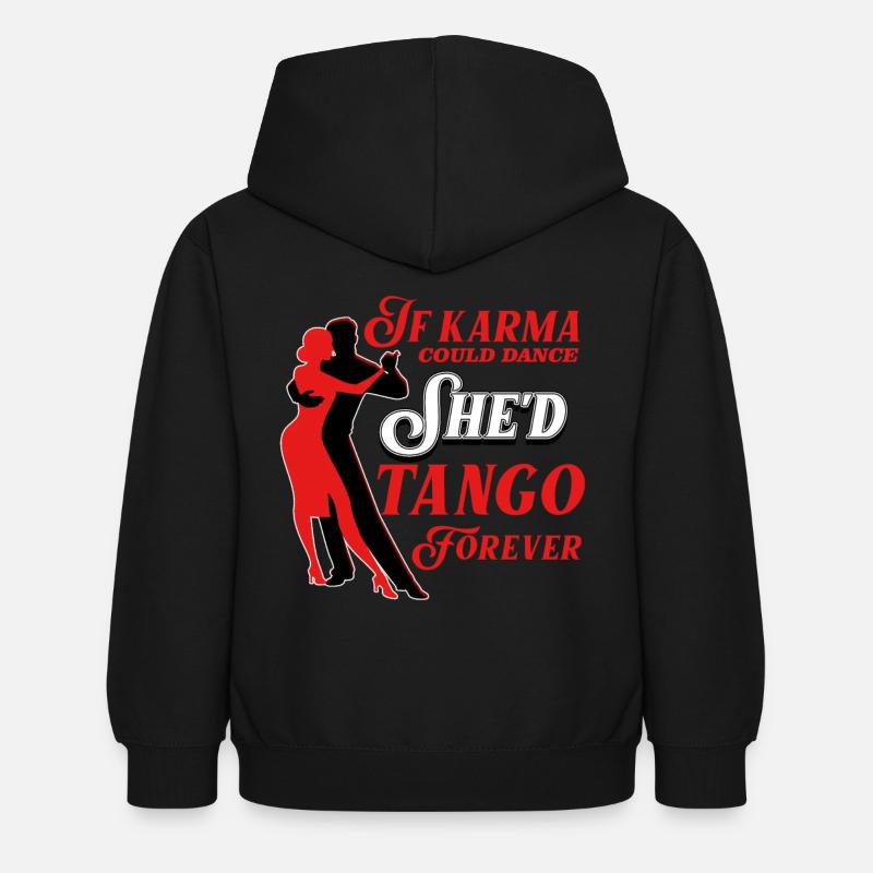 Tango, Tango Tänzer - Kids Hoodie - black